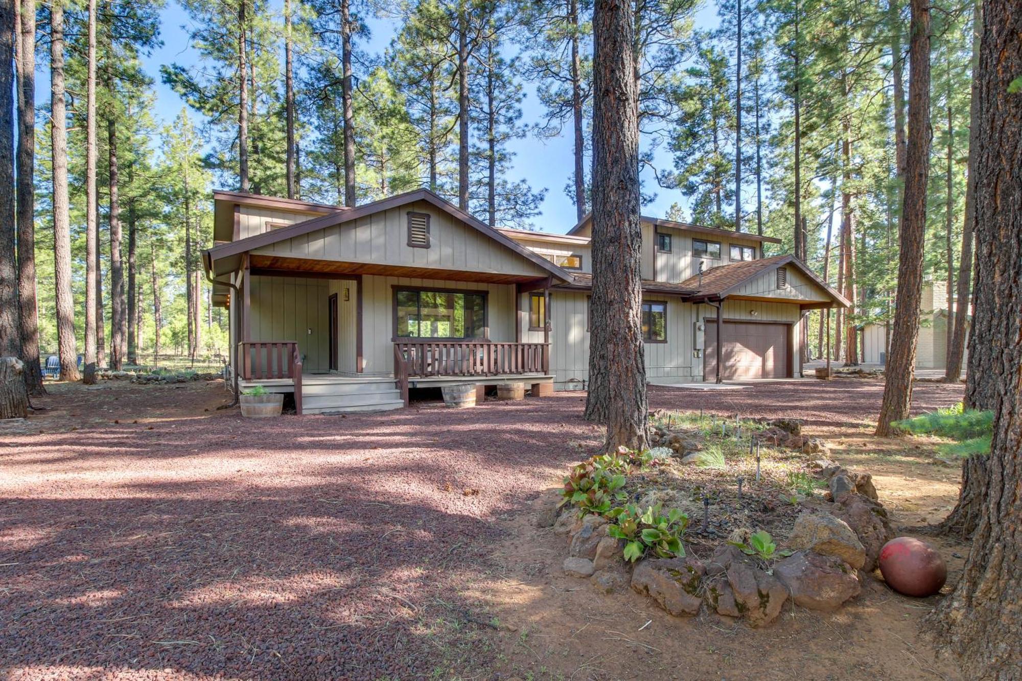 Peaceful Pinetop Cabin With Deck And Fire Pit! Villa Indian Pine Exterior photo