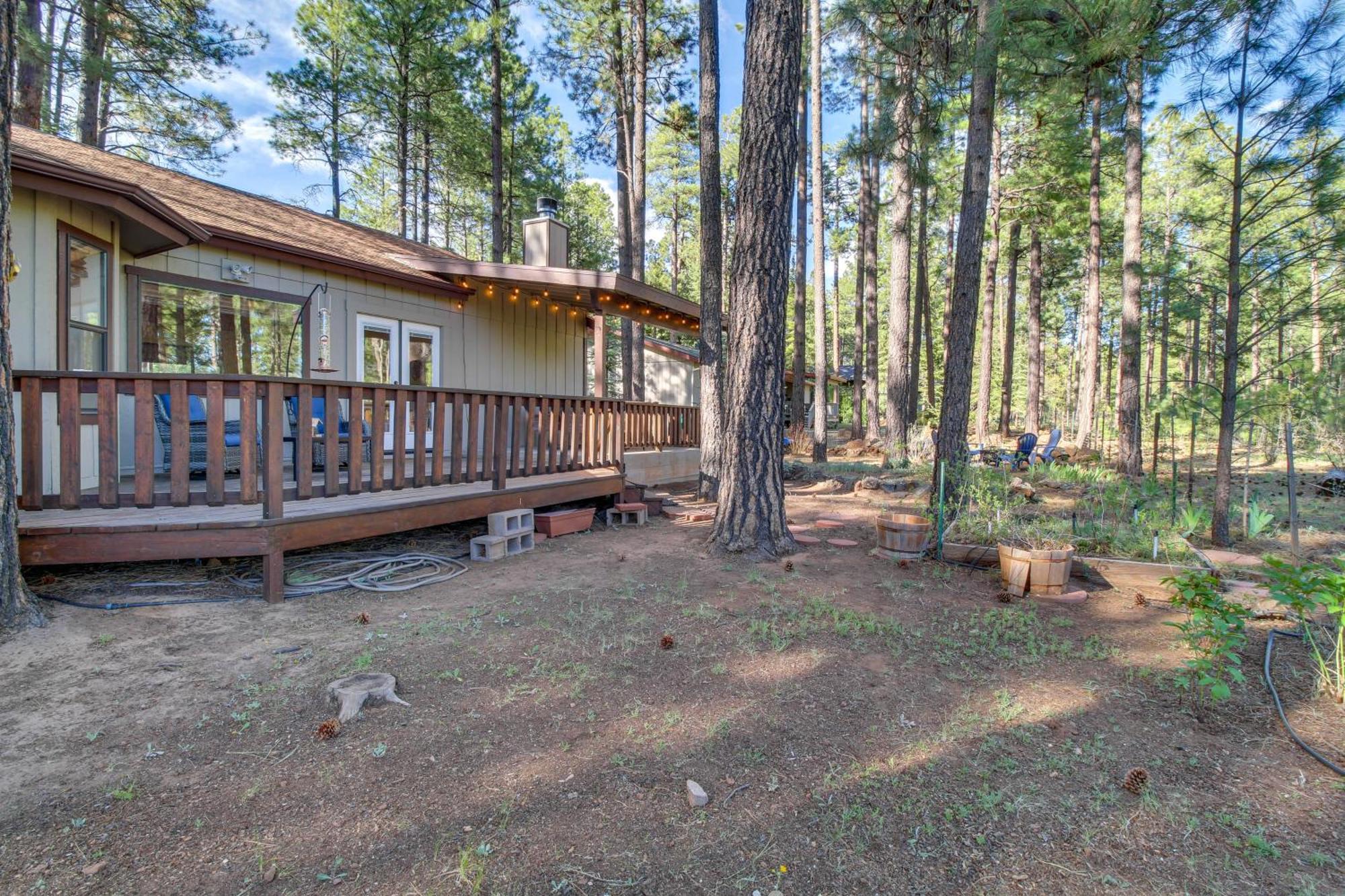 Peaceful Pinetop Cabin With Deck And Fire Pit! Villa Indian Pine Exterior photo